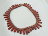 Matisse Red Enamel on Copper Necklace - Vintage Lane Jewelry