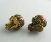 Vintage Signed Miriam Haskell Pink Art Glass Clip Earrings - Vintage Lane Jewelry