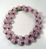 Venetian Frosted Pink Murano Glass Necklace - Vintage Lane Jewelry