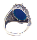 Large Sterling Silver Mood Ring - Vintage Lane Jewelry
