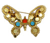 Vintage Rhinestone Butterfly Brooch - Vintage Lane Jewelry