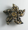 Vintage Regency Earth Tones Rhinestone Brooch - Vintage Lane Jewelry