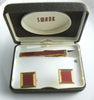 Vintage Swank Tie Clip With Matching Cuff Links In Original Box - Vintage Lane Jewelry