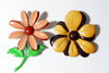 Retro Flower Power Enamel Flower Pins - Vintage Lane Jewelry