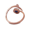 Rose Vermeil Adjustable Mermaid Tail Mood Ring - Vintage Lane Jewelry