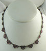 Vintage Art Deco Purple Vauxhall Glass Necklace - Vintage Lane Jewelry