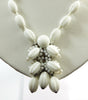 Miriam haskell Milk Glass Necklace - Vintage Lane Jewelry