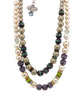 Vintage Hobe Glass Pearl Rhinestone Necklace - Vintage Lane Jewelry