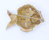 Vintage HAR Enamel Puffer Fish Brooch - Vintage Lane Jewelry