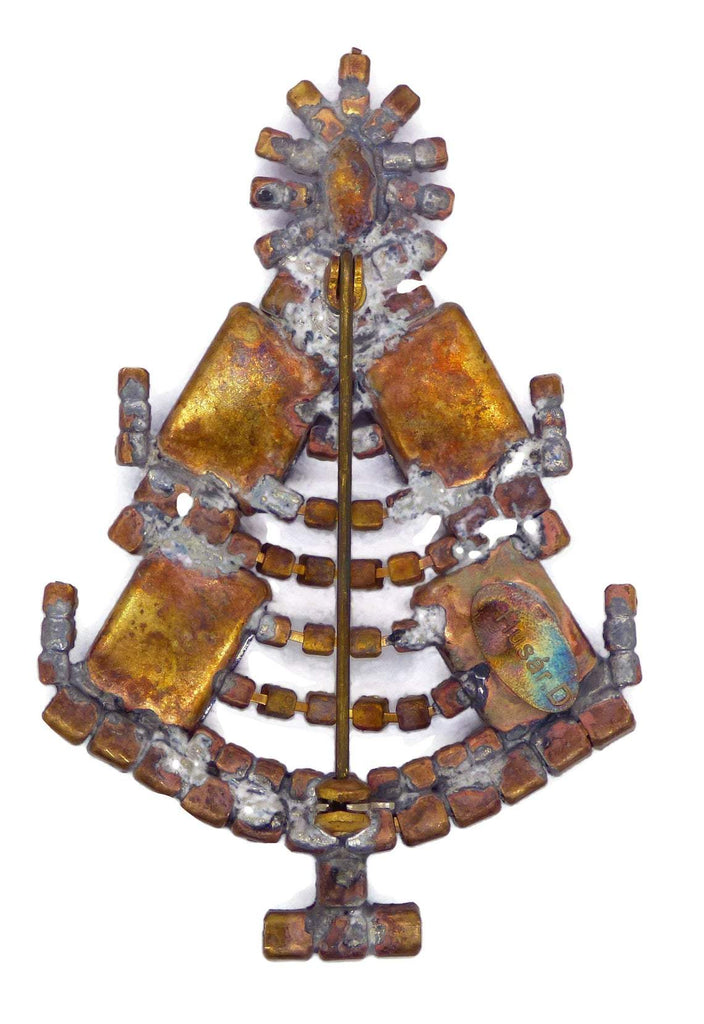 Czech Glass Husar D Christmas Tree - Vintage Lane Jewelry