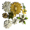 Vintage Enamel Flower Pins Yellow Lot - Vintage Lane Jewelry