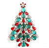 Czech Glass Christmas trees Brooches - Vintage Lane Jewelry