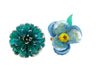 Enamel Flower Brooch Lot - Vintage Lane Jewelry