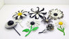 Enamel Flower Lot, 8 pins, Flower Brooches - Vintage Lane Jewelry