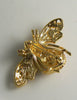 Joan Rivers Cherry Blossom Bumble Bee Brooch, Figural Pin, Large Flower Bee - Vintage Lane Jewelry