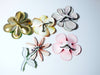 Retro Flower Power Enamel Flower Pins - Vintage Lane Jewelry