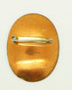 Vintage Hogan Bolas Modernist Enamel on Copper Pin - Vintage Lane Jewelry