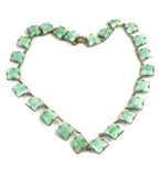 Vintage Art Deco Peking Glass Collar Necklace - Vintage Lane Jewelry