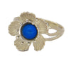 Sterling Silver Flower Mood Ring - Vintage Lane Jewelry