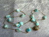 Unique Swirled Pinched Milk Glass Necklace - Vintage Lane Jewelry