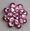 Vintage Juliana Style Pink Layered Brooch - Vintage Lane Jewelry