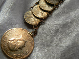 Mexican Coin Bracelet - Vintage Lane Jewelry