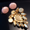 Pink Givre Demi Parure - Vintage Lane Jewelry