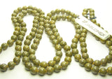 Czech Glass Beads Long Knotted Jablonex Necklace - Vintage Lane Jewelry