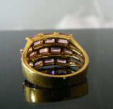 Striking Pink Glass Ring - Vintage Lane Jewelry
