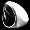 White Agate Designer Ring - Vintage Lane Jewelry