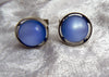 Striking Blue Cufflinks - Vintage Lane Jewelry