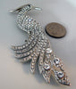 Rhinestone Peacock Book Piece Replica - Vintage Lane Jewelry