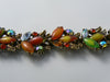 Colorful Art Glass Bracelet - Vintage Lane Jewelry