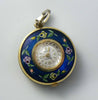 Vintage Princeton hand painted double sided Swiss pendant watch - Vintage Lane Jewelry