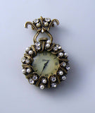Florenza Clock Pendant Or Brooch - Vintage Lane Jewelry