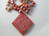 Stone Coral Etched Long Necklace - Vintage Lane Jewelry