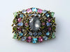 Vintage Hollycraft 1950 Pastel Brooch - Vintage Lane Jewelry