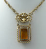 Vintage Sarah Coventry Wild Honey Amber Necklace & Bracelet Set - Vintage Lane Jewelry