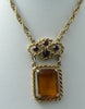 Vintage Sarah Coventry Wild Honey Amber Necklace & Bracelet Set - Vintage Lane Jewelry