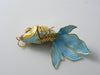 Articulating Enamel Koi Fish Pendant - Vintage Lane Jewelry