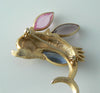 Bsk Fish Brooch - Vintage Lane Jewelry