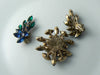 Vintage Montana Blue Rhinestone Demi Parure - Vintage Lane Jewelry