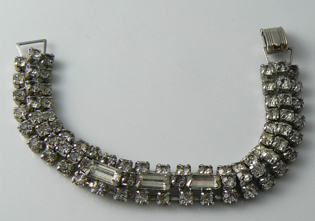 Vintage Rhinestone Parure - Vintage Lane Jewelry