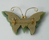 Jade Butterfly Brooch - Vintage Lane Jewelry