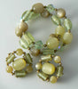 Coro Shades Of Green Parure - Vintage Lane Jewelry