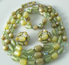 Coro Shades Of Green Parure - Vintage Lane Jewelry