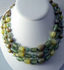 Coro Shades Of Green Parure - Vintage Lane Jewelry