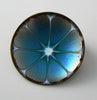 Vintage Hogan Bolas Brooch Pin Blue Enamel On Copper - Vintage Lane Jewelry