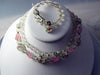 Vintage Miriam Haskell Wedding Cake Necklace And Bracelet Set - Vintage Lane Jewelry