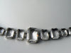 Vintage Sparkling Clear Faceted Glass Bracelet - Vintage Lane Jewelry